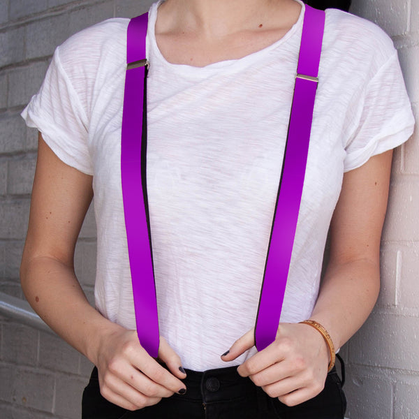Buckle-Down Suspenders - 1.0" - Neon Purple