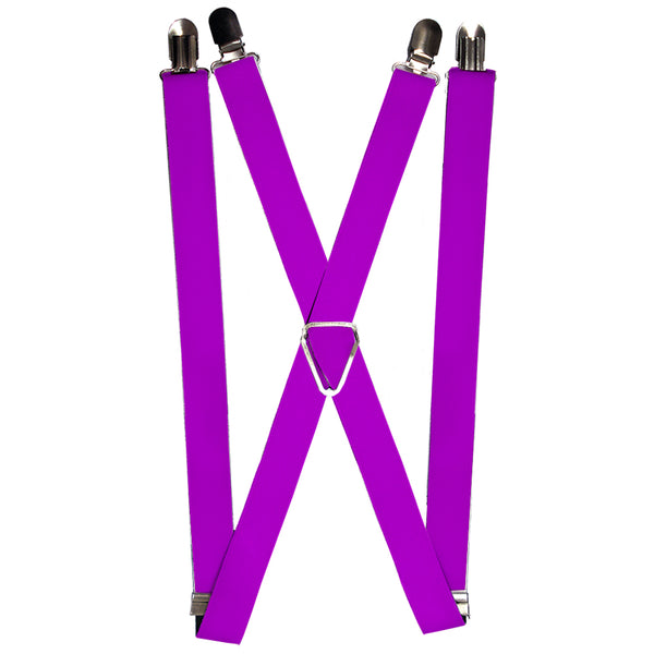 Buckle-Down Suspenders - 1.0" - Neon Purple