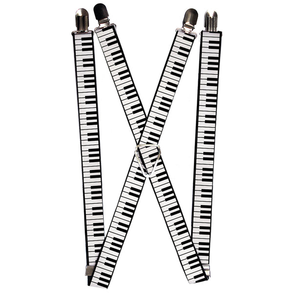 Buckle-Down Suspenders - 1.0" - Piano Keys