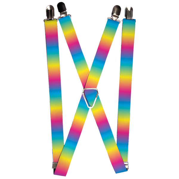 Buckle-Down Suspenders - 1.0" - Rainbow Ombre