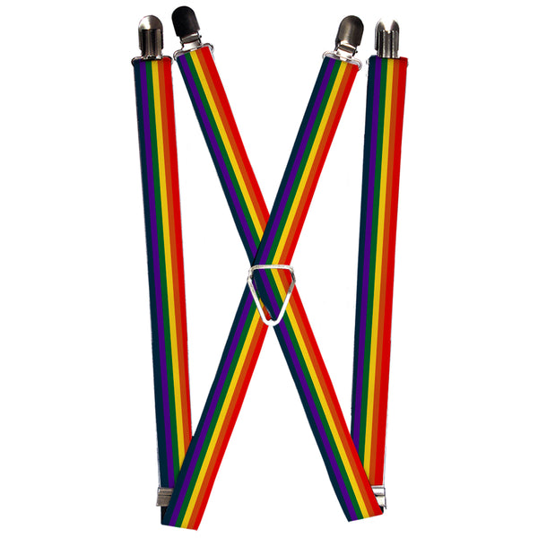 Buckle-Down Suspenders - 1.0" - Rainbow