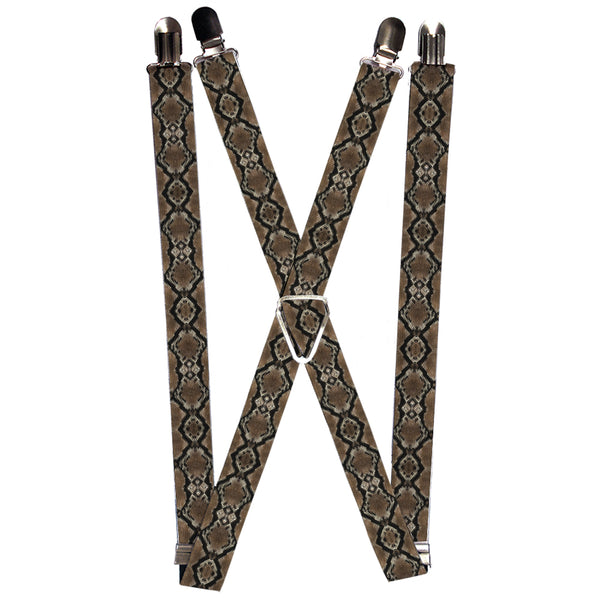 Buckle-Down Suspenders - 1.0" - Snake Skin 1