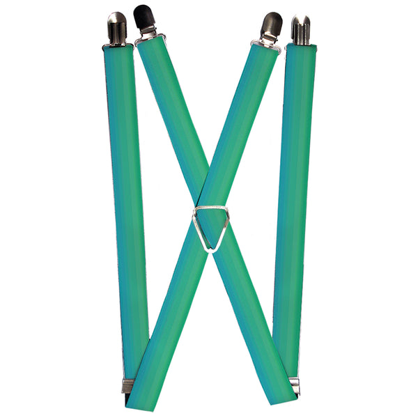 Buckle-Down Suspenders - 1.0" - Teal Ombre