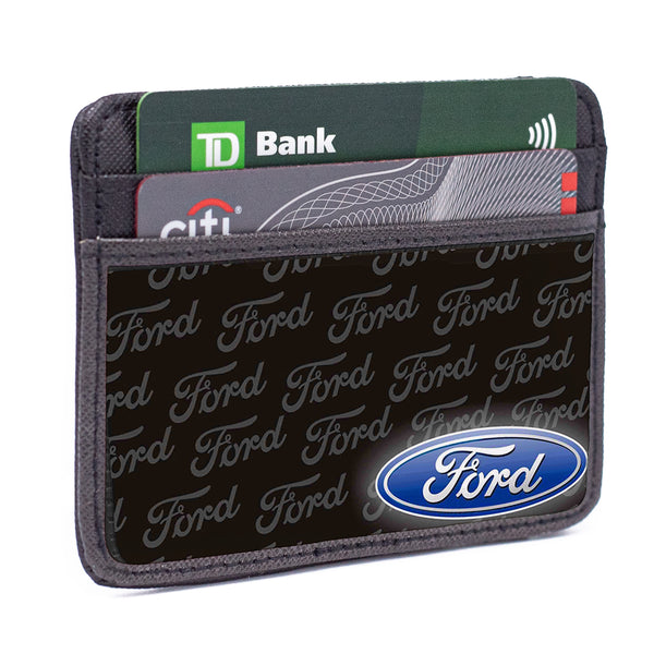 Buckle-Down Weekend Wallet - Ford Oval CORNER W Text