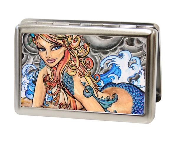 Buckle-Down Business Card Holder - LARGE - Earth Wind Flower Water FCG