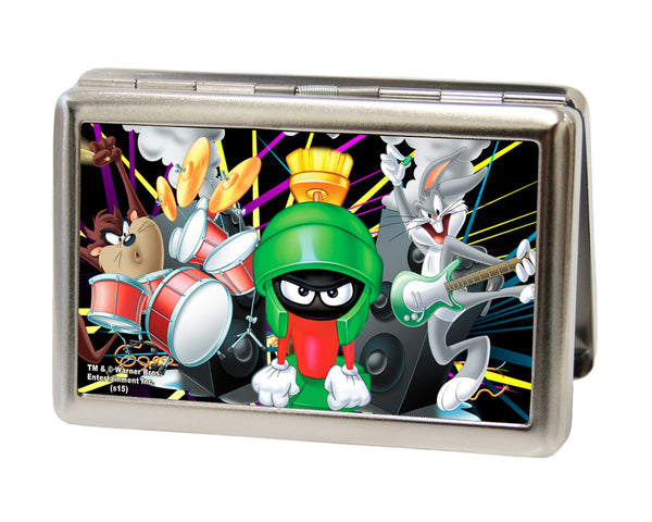 Buckle-Down Business Card Holder - LARGE - Looney Tunes Band Taz Martian Bugs FCG