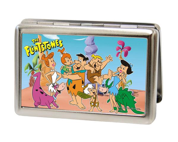 Buckle-Down Business Card Holder - LARGE - THE FLINTSTONES Group Pose FCG