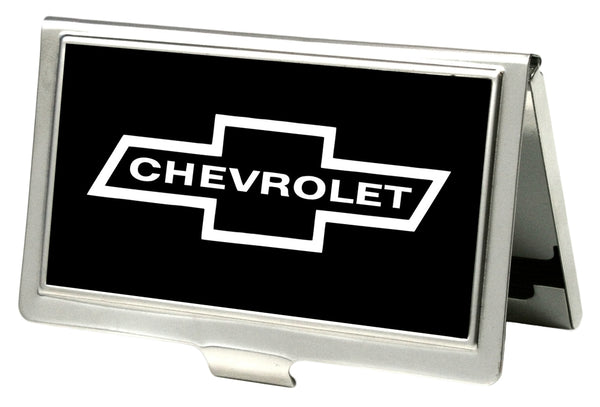 Buckle-Down Business Card Holder - SMALL - 1965 CHEVROLET Bowtie FCG Black White