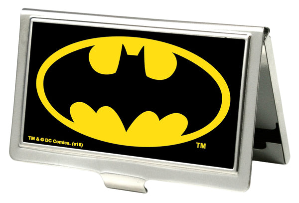 Buckle-Down Business Card Holder - SMALL - Batman FCG Black Yellow
