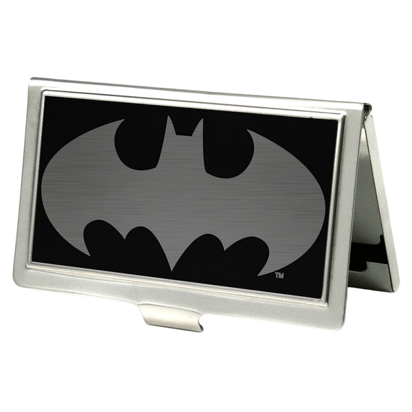 Buckle-Down Business Card Holder - SMALL - Batman Reverse Brushed