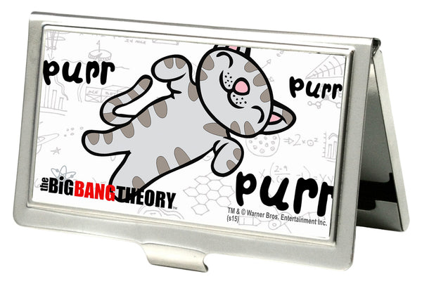 Buckle-Down Business Card Holder - SMALL - Soft Kitty PURR PURR PURR FCG
