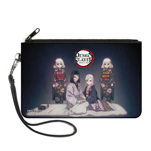 Buckle-Down Canvas Zipper Wallet - LARGE - Demon Slayer Ubuyashiki Parents and Two Daughters Family Pose