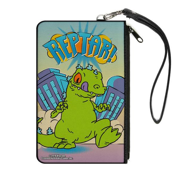 Buckle-Down Canvas Zipper Wallet - LARGE - Rugrats REPTAR Destruction Scene