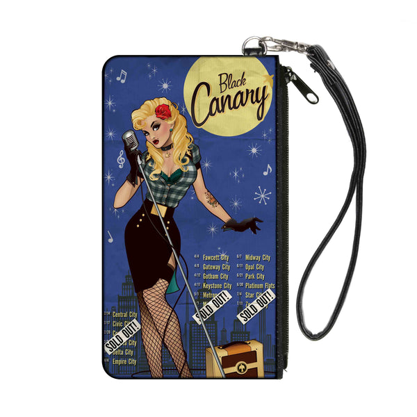 Buckle-Down Canvas Zipper Wallet - SMALL - BLACK CANARY Bombshell Variant Cover SOLD OUT Poster/Skyline