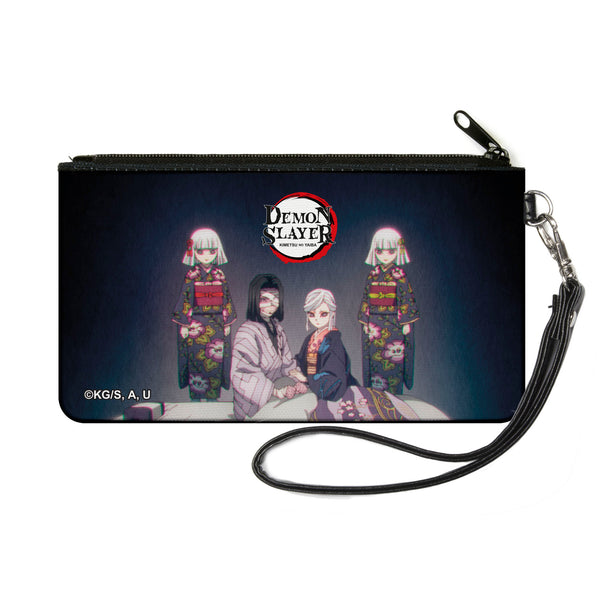 Buckle-Down Canvas Zipper Wallet - SMALL - Demon Slayer Ubuyashiki Parents and Two Daughters Family Pose