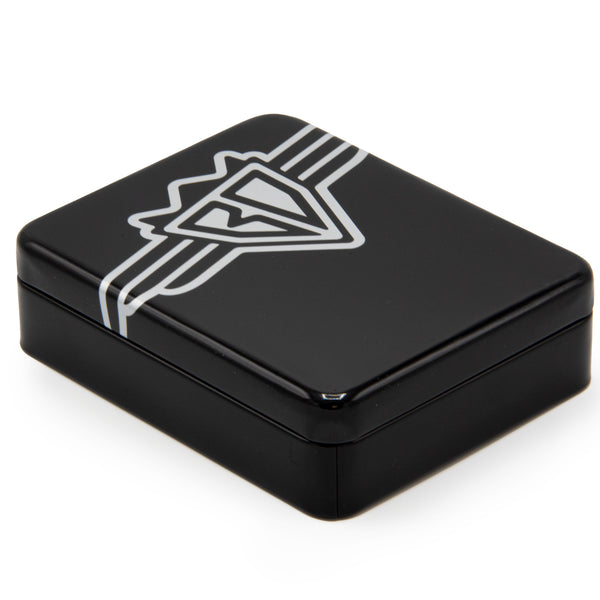 Buckle-Down Display Box - Wallet Tin with Tray - Buckle-Down BD Wings Logo Black/Gray