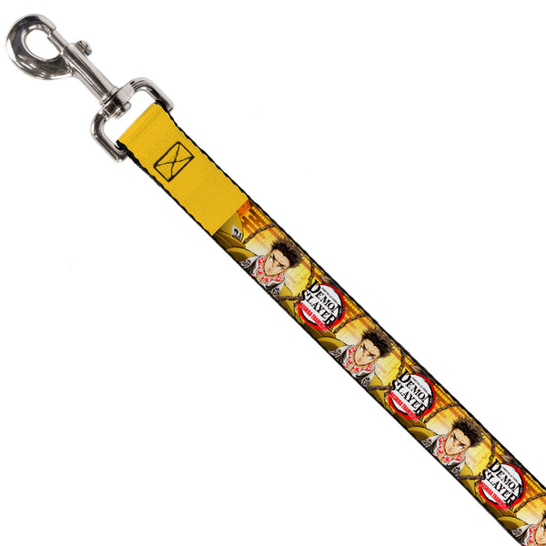 Buckle-Down Dog Leash - DEMON SLAYER Gyomei Himejima Chain Pose And Title Logo