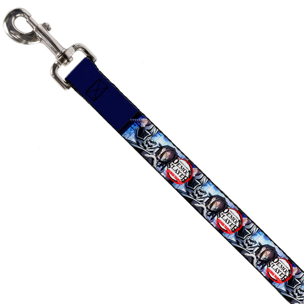 Buckle-Down Dog Leash - DEMON SLAYER Obanai Iguro Pose And Title Logo