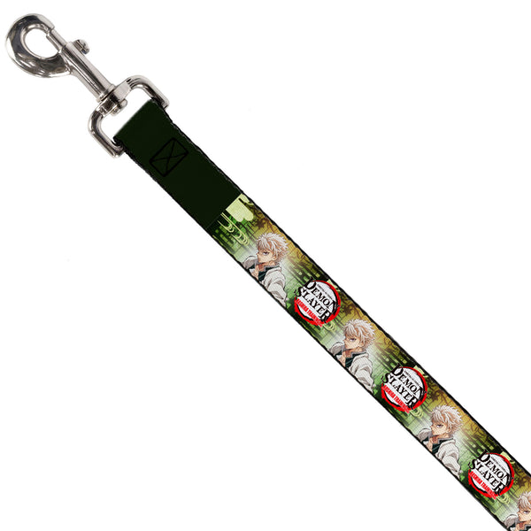 Buckle-Down Dog Leash - DEMON SLAYER Sanemi Shinazugawa Pose And Title Logo