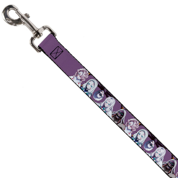Buckle-Down Dog Leash - Demon Slayer The Spider Family Poses Purple