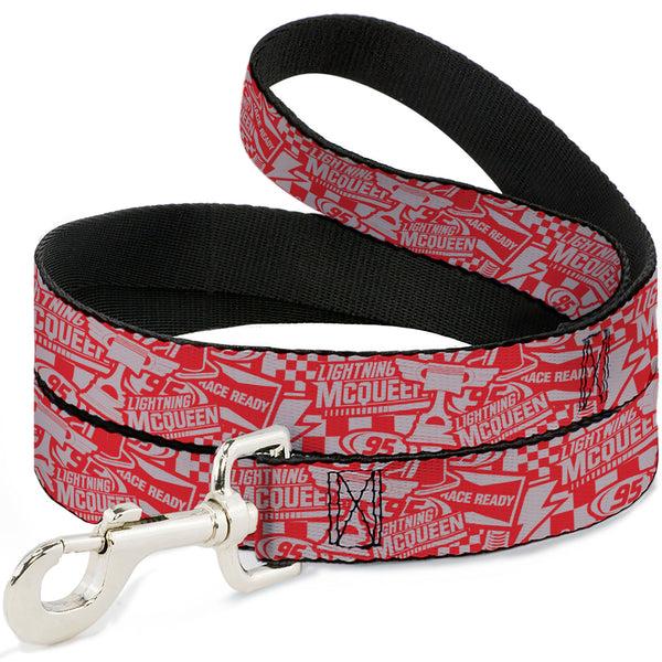 Buckle-Down Dog Leash - Moana Poses and Pua Flowers Blues