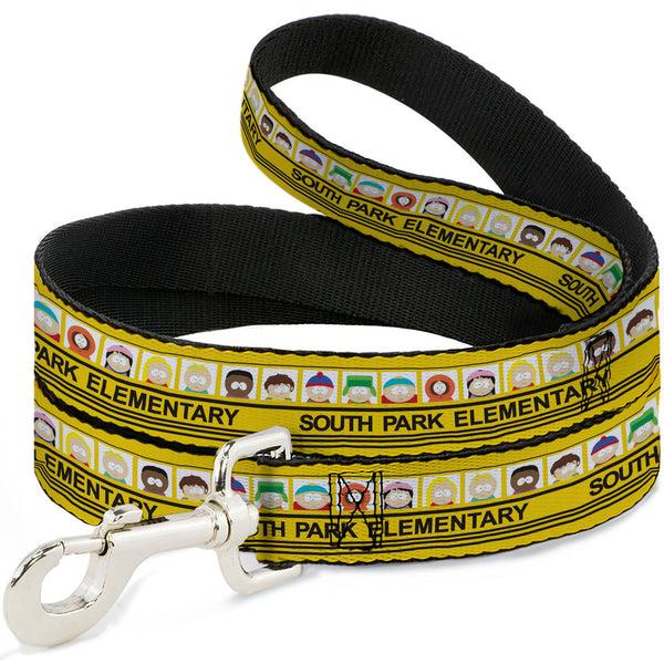 Buckle-Down Dog Leash - SOUTH PARK ELEMENTARY School Bus Characters Pose Yellow
