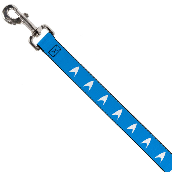 Buckle-Down Dog Leash - Star Trek Starfleet Insignia Blue/White