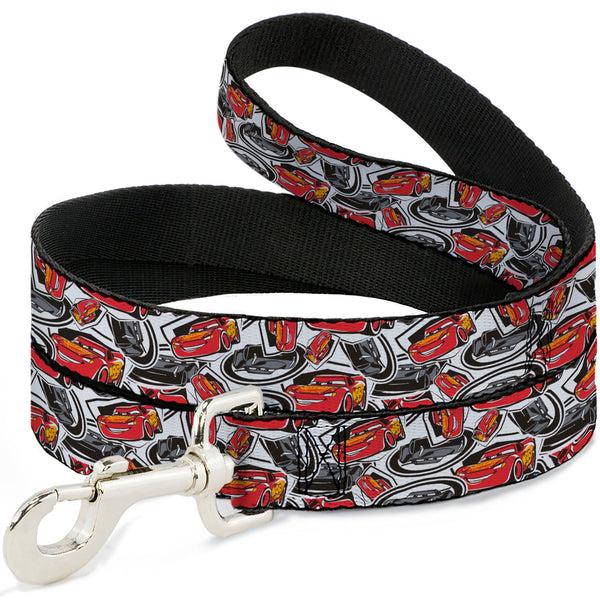 Buckle-Down Dog Leash - WINNIE THE POOH and Friends Poses and Title Logos Light Yellow