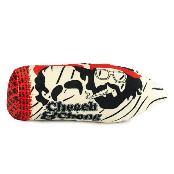Buckle-Down Dog Toy Squeaker Plush - CHEECH & CHONG Faces Joint