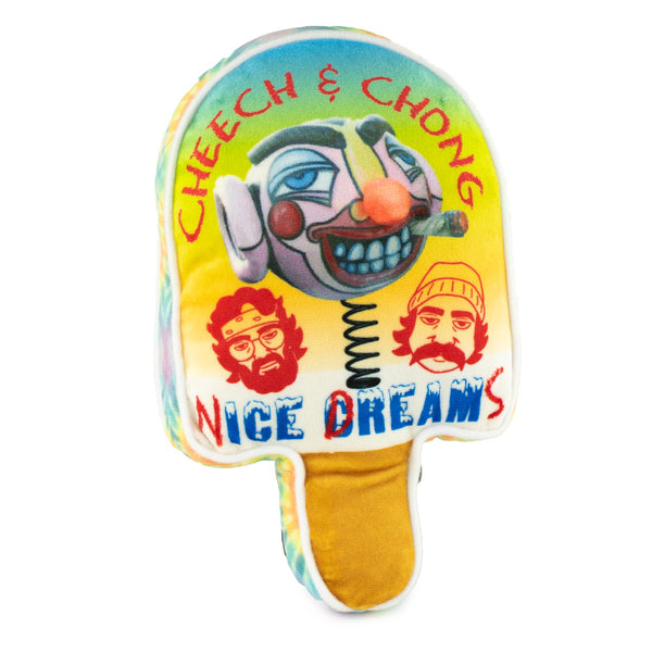 Buckle-Down Dog Toy Squeaker Plush - CHEECH & CHONG NICE DREAMS Popsicle