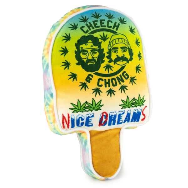 Buckle-Down Dog Toy Squeaker Plush - CHEECH & CHONG NICE DREAMS Popsicle