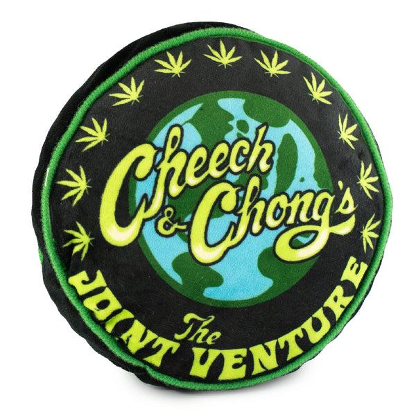 Buckle-Down Dog Toy Squeaker Plush - CHEECH & CHONG THE JOINT VENTURE Round
