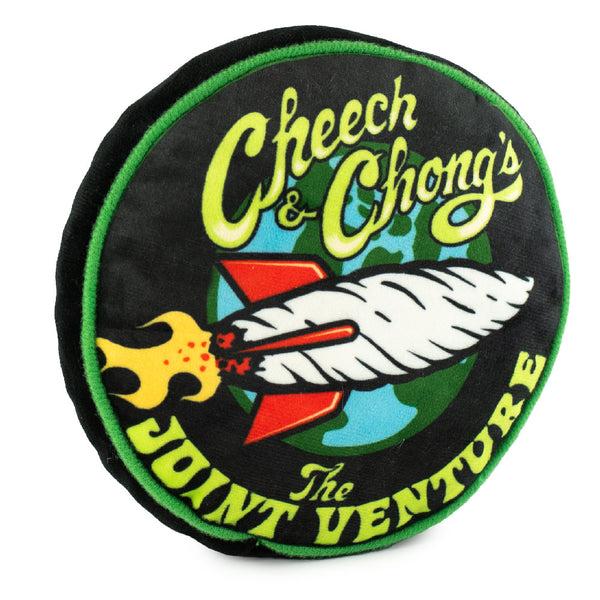 Buckle-Down Dog Toy Squeaker Plush - CHEECH & CHONG THE JOINT VENTURE Round