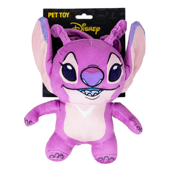 Buckle-Down Dog Toy Squeaker Plush - Lilo And Stitch Angel Smiling Full Body Standing Pose