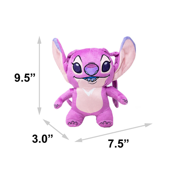 Buckle-Down Dog Toy Squeaker Plush - Lilo And Stitch Angel Smiling Full Body Standing Pose
