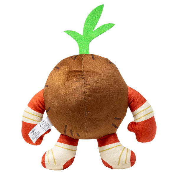 Buckle-Down Dog Toy Squeaker Plush - Moana Kakamora Coconut Monster Full Body Pose