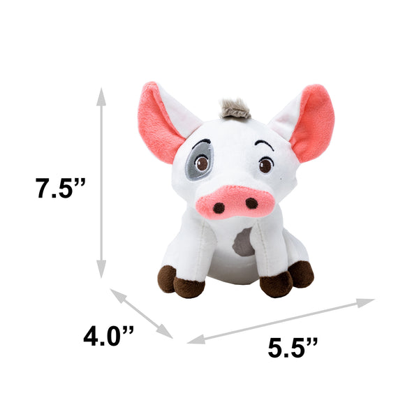 Buckle-Down Dog Toy Squeaker Plush - Moana Pua Full Body Sitting Pose