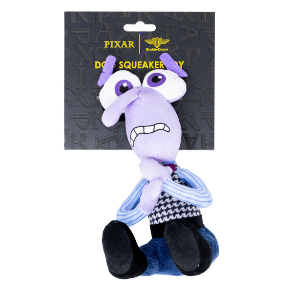Buckle-Down Dog Toy Squeaker Plush - Pixar Inside Out Fear Full Body Pose