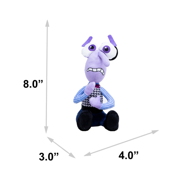 Buckle-Down Dog Toy Squeaker Plush - Pixar Inside Out Fear Full Body Pose