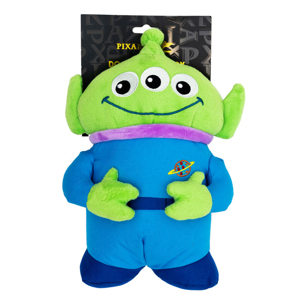Buckle-Down Dog Toy Squeaker Plush - Pixar Toy Story Alien Full Body Pose