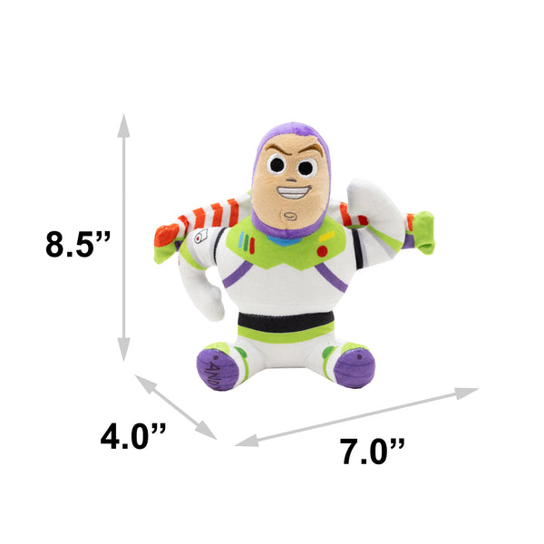Buckle-Down Dog Toy Squeaker Plush - Pixar Toy Story Buzz Lightyear Full Body Pose