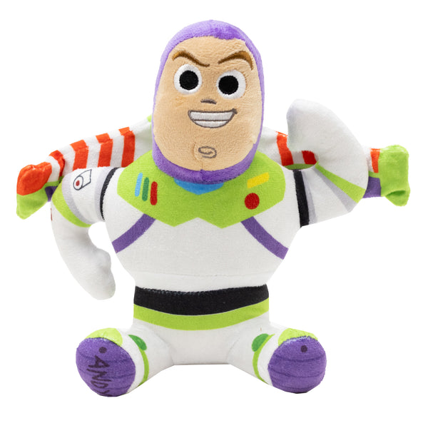 Buckle-Down Dog Toy Squeaker Plush - Pixar Toy Story Buzz Lightyear Full Body Pose