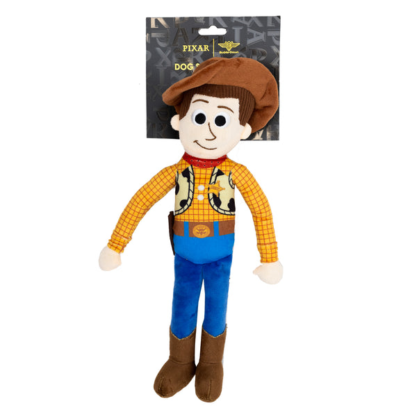 Buckle-Down Dog Toy Squeaker Plush - Pixar Toy Story Woody Full Body Pose