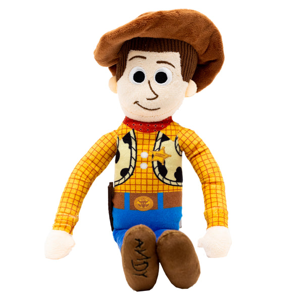 Buckle-Down Dog Toy Squeaker Plush - Pixar Toy Story Woody Full Body Pose