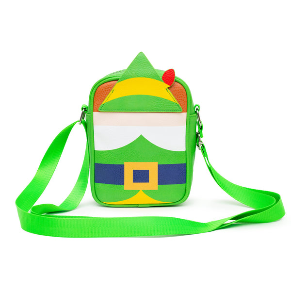 Buckle-Down Elf Bag Cross Body Buddy The Elf Character Bound Green Vegan Leather