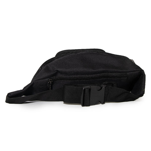 Buckle-Down Fanny Pack - Batman Bat Signal Black Yellow