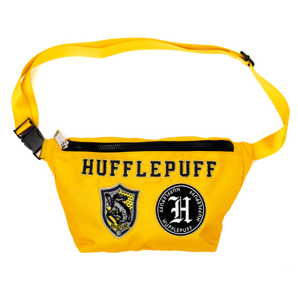 Buckle-Down Fanny Pack - Harry Potter HUFFLEPUFF Patches Embroidered Yellow
