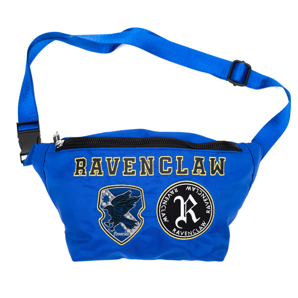 Buckle-Down Fanny Pack - Harry Potter RAVENCLAW Patches Embroidered Blue