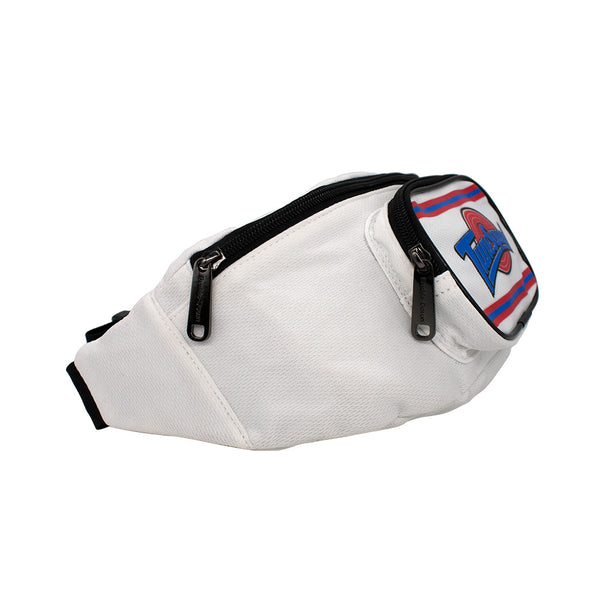 Buckle-Down Fanny Pack - Space Jam TUNE SQUAD Logo Stripe White Red Blue