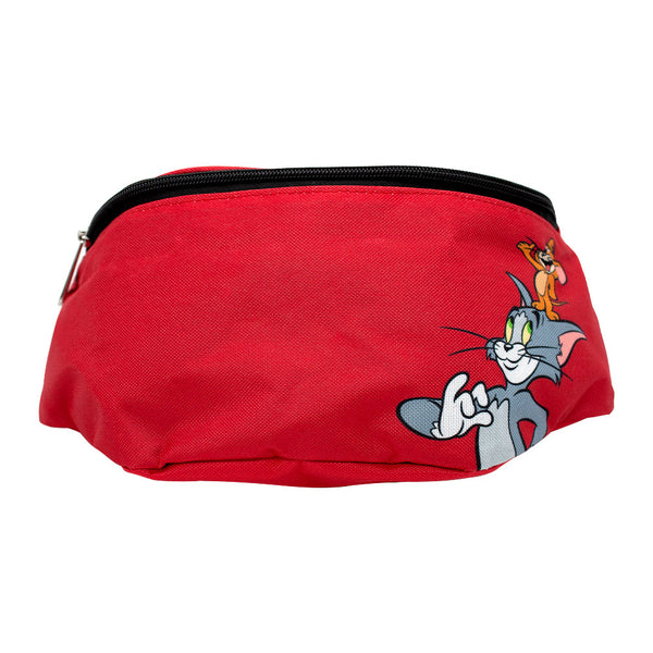 Buckle-Down Fanny Pack - Tom and Jerry Smiling Pose Red